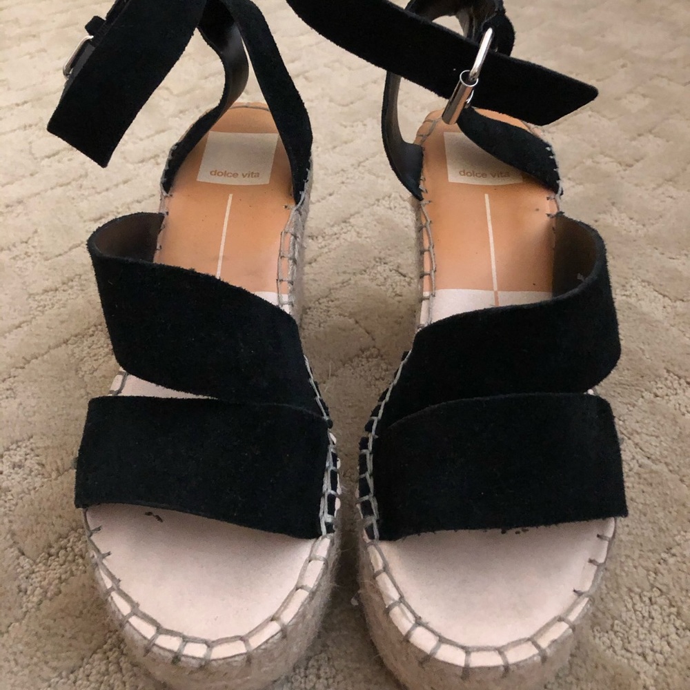 Black Dolce Vita Wedges